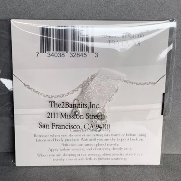 2Bandits Athens Silver Iridescent bling Bar chain - Picture 8 of 11